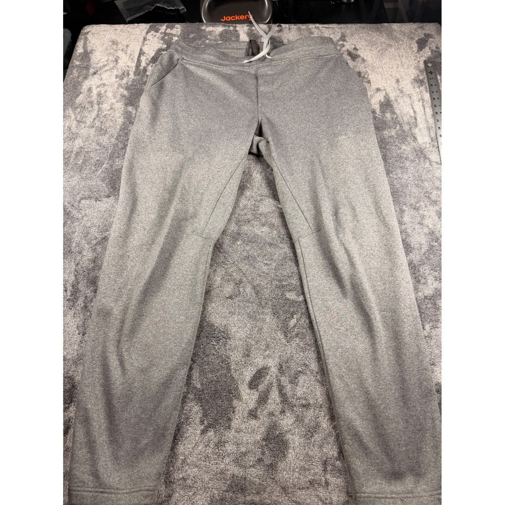 Lululemon Mens ABC Jogger Heathered Grey Wool Blend Pants XXL 32 Inseam
